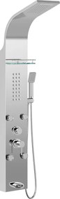 Mexen Adrox zuhanypanel kifolyóval, króm - 7613-04-00