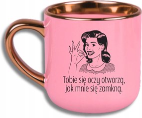 Bögre Rózsaszín Elegáns Nagy Semmi, Csak Sétálok És Takarítok