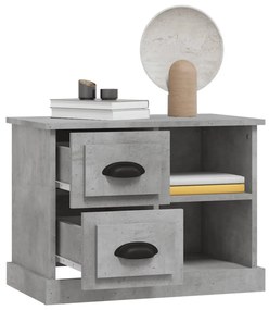 Betonszürke éjjeliszekrény 60x35,5x45 cm