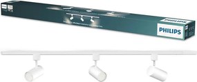 Philips - Sínrendszeres spotlámpa EASYLINK 3xGU10/7W/230V 1m fehér