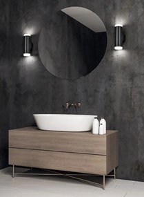 Matt fekete LED fali lámpa Ray – Trio