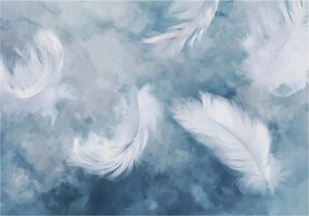 Fotótapéta Toll Absztrakt Kék Falra Hálószoba Nappali 300x210