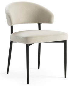 MAZZONI EXPORT IRIS Homokbézs (Victoria A80 szövet) - MODERN LOFT KÁRPITOZOTT SZÉK NAPPALIBA/ÉTKEZŐBE