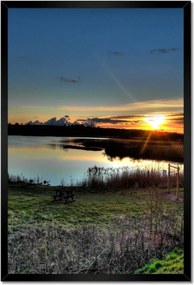 Poszterek keretben 40x60 A nap lefekszik