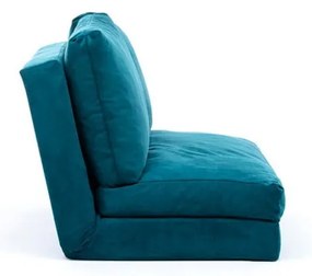 Petróleumkék kinyitható kanapé 120 cm Taida – Balcab Home