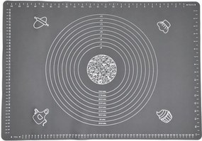Szilikon Asztal Nagy Szőnyeg 60 X 40 CM Szürke 65x45