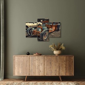 Barna autó képe (90x60 cm)