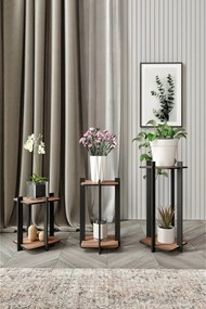 Virágállvány 3-dbos szett, szögletes