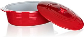 Banquet Culinaria Red foma ovális sütőedény fedéllel 3,6 l, 3,6 l