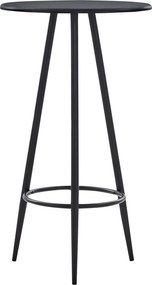 vidaXL fekete MDF bárasztal 60 x 107,5 cm