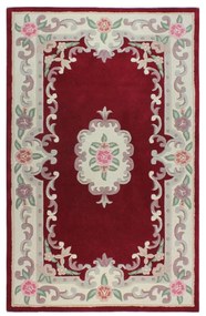 Aubusson piros gyapjú szőnyeg, 120 x 180 cm - Flair Rugs