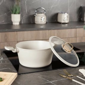 BerlingerHaus titánbevonatú serpenyő fedéllel Sahara 24 cm, 24 cm