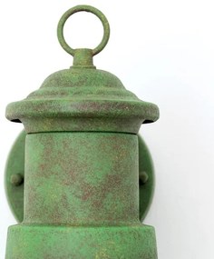 Orion AL 11-1205 - Kültéri fali lámpa LEONIE 1xE27/60W/230V IP44 zöld