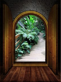 3d fotótapéta utca fotótapéta 184 x 254