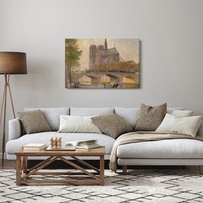 Kép - Robert William Vonnoh, Notre Dame de Paris, reprodukciók (90x60 cm)