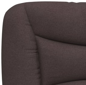 sötétbarna szövet fejtámla párna 100 cm