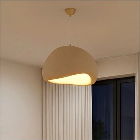 Brilagi - WABI SABI zsinóros csillár 1xE27/40W/230V, átm. 50 cm, bézs