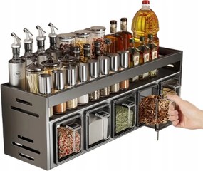 Fűszertartók Fűszertartó Állvány Akasztós Fém