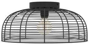 Eglo 43896 - Mennyezeti lámpa RINROE 1xE27/40W/230V fekete