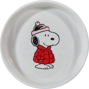 PEANUTS kerek tálka Ø 10,3 cm , Snoopy kabátban