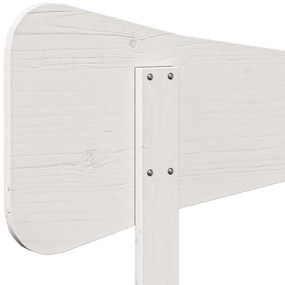 fehér tömör fenyőfa fejtámla 150 cm