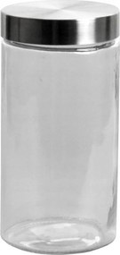 2,1 literes kerek üveg rozsdamentes acél fedél