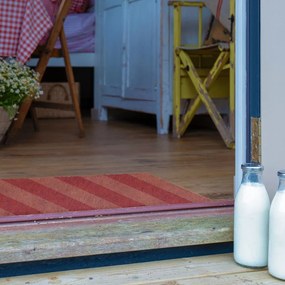 Kókuszrost lábtörlő 40x60 cm Pink Stripe – Artsy Doormats