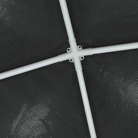 antracitszürke rendezvénysátor 2,5 x 2,5 m 90 g/m²