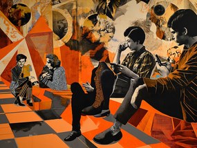 Poszter 40x30cm Párbeszéd tér