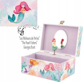 Ékszerdoboz zenedoboz Hableány tükör Ulysse