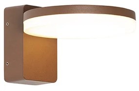 Modern kültéri fali lámpa rozsdabarna, LED-del, IP54 - Esmee