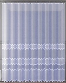 Mg Függöny jacquard 618/338 Fehér 500x250cm készre varrva Bt M