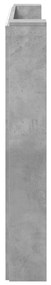 Fejtámla polcokkal Beton Szürke 160 x 16,5 x 103,5 cm Faanyag