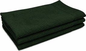 Classic sötétzöld kis törölköző 30x50 cm 100% pamut