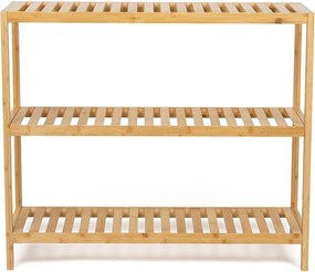 Natúr színű bambusz fürdőszobai polcos állvány 69x60 cm Skaren – Bonami Essentials