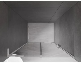 Mexen Velar L, tolózuhanyajtó nyitáshoz 120 cm, 8mm szürke üveg, króm, 871-120-003-41-01
