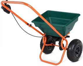 SEED szórókocsi, 20l, zöld/narancs Gardebruk