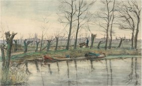 Dekoratív fotótapéta Falra Egyszerű összeszerelés Téli táj 416x254 Ragasztó