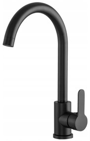 Gamma Deco, szabadon álló mosogató csaptelep, fekete matt, GMA-BD-BK