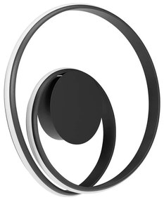 Redo 01-4356 - LED dimmelhető fali lámpatest TORSION LED/30W/230V fekete