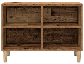 TV szekrény fa lábbal régi fa 69.5x30x50 cm