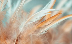 Flizelina fotótapéta Nappaliba és Hálószobába Finom tollak 416x254