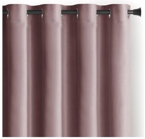 Világosbarna bársony dimout (részleges sötétítő) függöny 140x245 cm Eyelets – Restilo