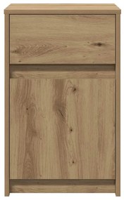 LED Éjjeli Szekrény 2 pcs kézműves tölgy 38 x 34 x 61 cm