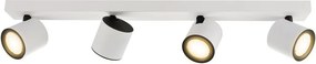 Italux modern spot lámpa karlota fehér fekete itxspl-31959-4b-wh