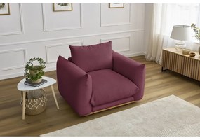 Borvörös fotel Ernest – Bobochic Paris