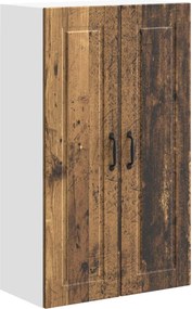 vidaXL Konyhaszekrény polcokkal Öreg fa 60 x 31 x 100 cm Faanyag
