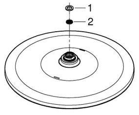 GROHE 26569000 - RAINSHOWER 310 mm zuhanyfej, fényes króm
