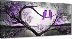 Vászonkép 115x55 Udvarlás a holdfényben