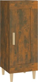 vidaXL füstös tölgy színű szerelt fa tálalószekrény 34,5 x 34 x 90 cm